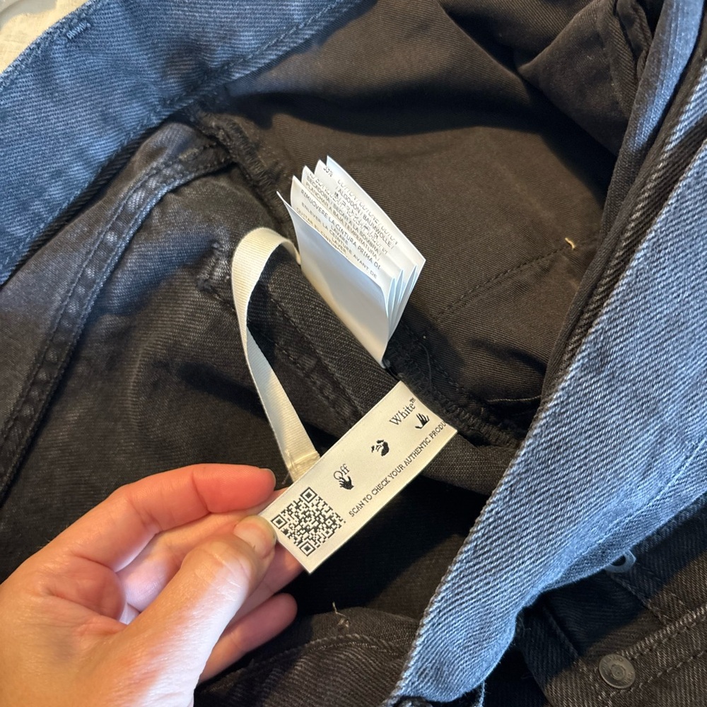 Off White Men's Black Jeans‎ nwot - Picture 4 of 7
